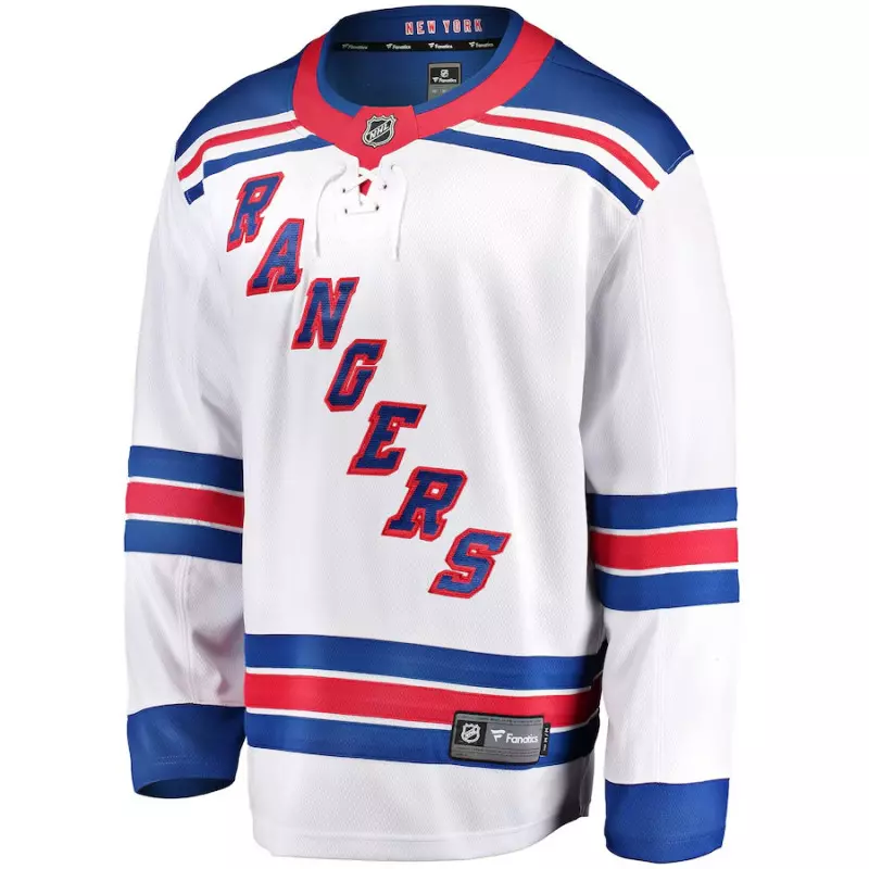 Camiseta NHL New York Rangers Fanatics Breakaway Road Blanco