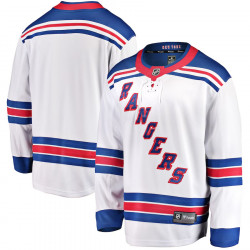 Camiseta NHL New York Rangers Fanatics Breakaway Road Blanca - Confort y Estilo Oficial