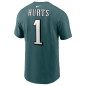 Camiseta NFL Jalen Hurts Philadelphia Eagles Nike Player Verde Camiseta NFL Jalen Hurts Philadelphia Eagles Nike Player Verde