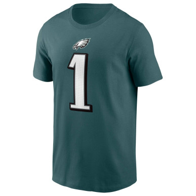Nike player T-shirt NFL Jalen Hurts Philadelphia Eagles Green