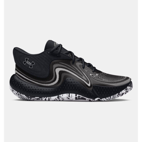 Under Armour Spawn 6 Mid black Basketball Shoe