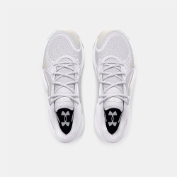 Zapatillas de Baloncesto Under Armour Spawn 6 Mid – Blanco| Rendimiento y Estilo