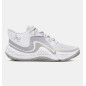 Zapatos de baloncesto Under Armour Spawn 6 Mid Blanco Zapatos de baloncesto Under Armour Spawn 6 Mid Blanco