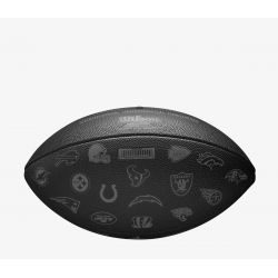 Ballon de Football Américain NFL Wilson 32 Team Noir – Ballon Officiel NFL