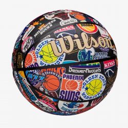 Ballon de Basketball NBA Wilson All Team Retro - Collection et Jeu Intérieur