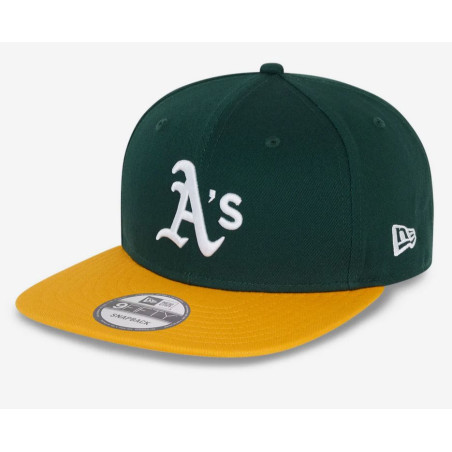 New Era Essential Snapback 9Fifty MLB hat Oakland Athletics Green