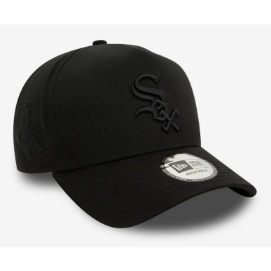 MLB Chicago White Sox New Era E-Frame 9FORTY Black Cap – Adjustable 100% Cotton