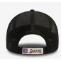 Gorra NBA Los Angeles Lakers New Era Home Field 9FORTY Trucker Negro Gorra NBA Los Angeles Lakers New Era Home Field 9FORTY Trucker Negro