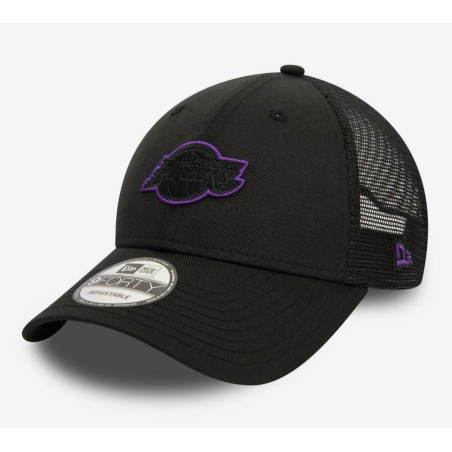 New Era Home Field 9FORTY Trucker hat NBA Los Angeles Lakers Black