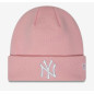 Bonnet MLB New York Yankees New Era essentiel rose