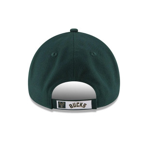 Kid's New Era The League 9FORTY hat NBA Milwaukee Bucks Green