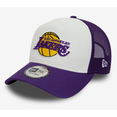 Casquette NBA Los Angeles Lakers New Era Trucker Violet