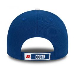 Casquette NFL Indianapolis Colts New Era The League 9FORTY Bleu - Logo Équipe & Fermeture Velcro