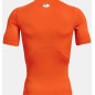 T-shirt de compression à manche courte Under Armour HeatGear Orange pour homme T-shirt de compression à manche courte Under Armour HeatGear Orange pour homme
