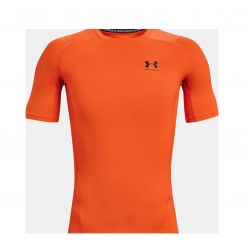 T-shirt de compression mangas cortas Under Armour Heatgear Naranja