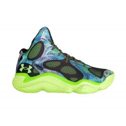 Chaussure de Basketball Under Armour Curry Spawn Flotro Vert