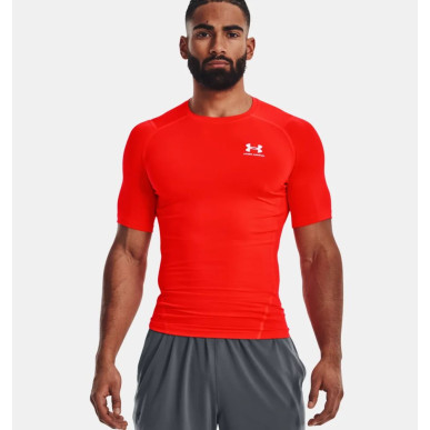 Men's Under Armour Heatgear compression Short Sleeve Tee Orange