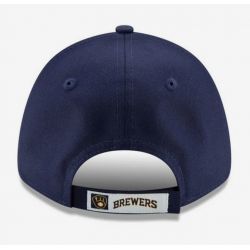 Casquette MLB Milwaukee Brewers New Era The League 9FORTY Bleu marine