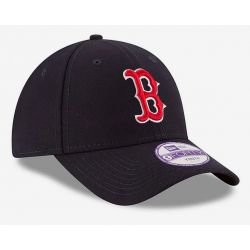 Casquette MLB Boston Red Sox New Era The League 9Forty Bleu marine pour Enfant