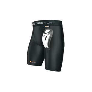 Shock Doctor Short compression with Bioflex cup for adult