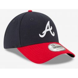 Casquette MLB Atlanta Braves New Era The League 9FORTY Bleu marine