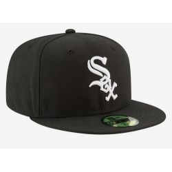 Casquette MLB Chicago White Sox New Era Authentic Authentic On Field Game 59FIFTY Noir