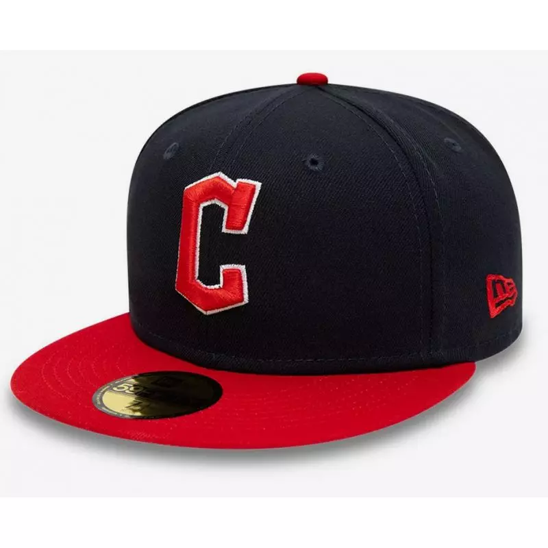 Casquette MLB Cleveland Guardians New Era Authentic 59FIFTY Bleu marine