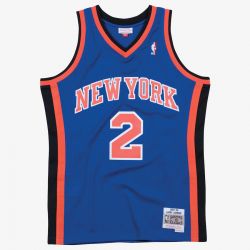 Maillot NBA Larry Johnson New York Knicks 1998-99 Mitchell & ness swingman Hardwood Classics bleu