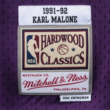 Mitchell & ness NBA Hardwood Classic swingman jersey Karl Malone Utah Jazz 1991-92 Purple