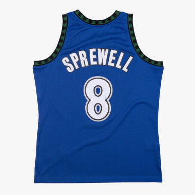 Maillot NBA Latrell Sprewell Minnesota Timberwolves 2003-04 Mitchell & ness hardwood classic bleu