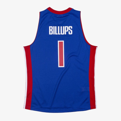 Camiseta NBA Chauncey Billups Detroit Pistons 2003-04 Mitchell & ness Hardwood Classic Swingman Azul