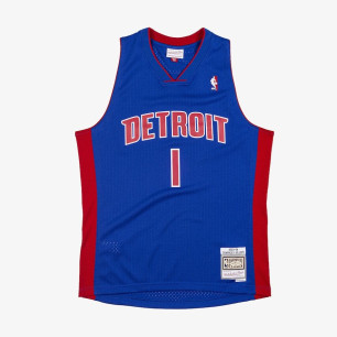 Camiseta NBA Chauncey Billups Detroit Pistons 2003-04 Mitchell & ness Hardwood Classic Swingman Azul