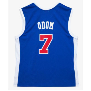 Maillot NBA Lamar Odom Los Angeles Clippers 2002-03 Mitchell & ness Hardwood Classics swingman Bleu