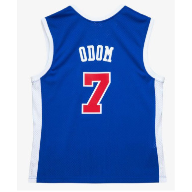 Camiseta NBA Lamar Odom Los Angeles Clippers 2002-03 Mitchell & ness NBA Hardwood Classics Swingman Azul
