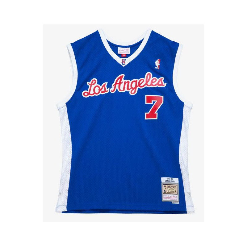 Maillot NBA Lamar Odom Los Angeles Clippers 2002-03 Mitchell & ness Hardwood Classics swingman Bleu Maillot NBA Lamar Odom Los Angeles Clippers 2002-03 Mitchell & ness Hardwood Classics swingman Bleu