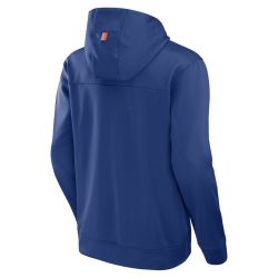 Sudadera con capucha NHL Edmonto Oilers Fanatics Defender Azul