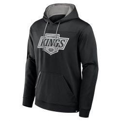 Sudadera con capucha NHL Los Angeles Kings Fanatics Defender Negro