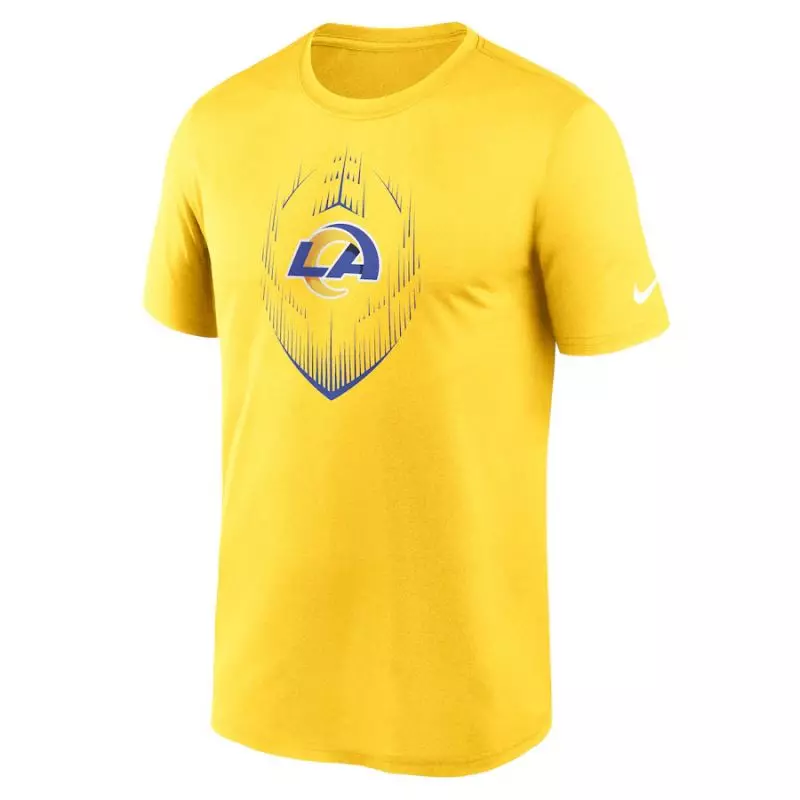 T-shirt NFL Los Angeles Rams Nike Recycled Legend Jaune