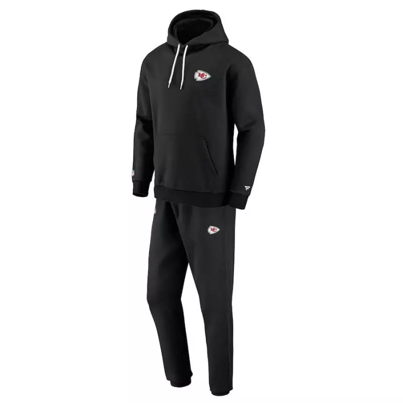 Ensemble Survêtement NFL Kansas City Chiefs Fanatics Tracksuit Noir