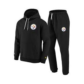 Conjunto de chándal NFL Pittsburgh Steelers Fanatics Tracksuit Negro