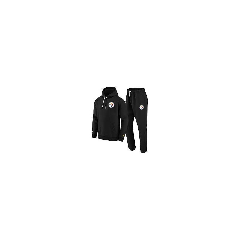 Conjunto de chándal NFL Pittsburgh Steelers Fanatics Tracksuit Negro Conjunto de chándal NFL Pittsburgh Steelers Fanatics Tracksuit Negro
