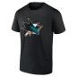 T-shirt NHL San Jose Sharks Fanatics Value Essentials Negro T-shirt NHL San Jose Sharks Fanatics Value Essentials Negro