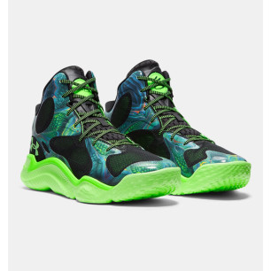 Chaussure de Basketball Under Armour Curry Spawn Flotro Vert