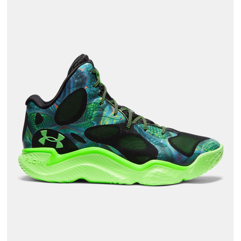Men's Under Armour Curry Spawn Flotro "Green" Basketball Shoe