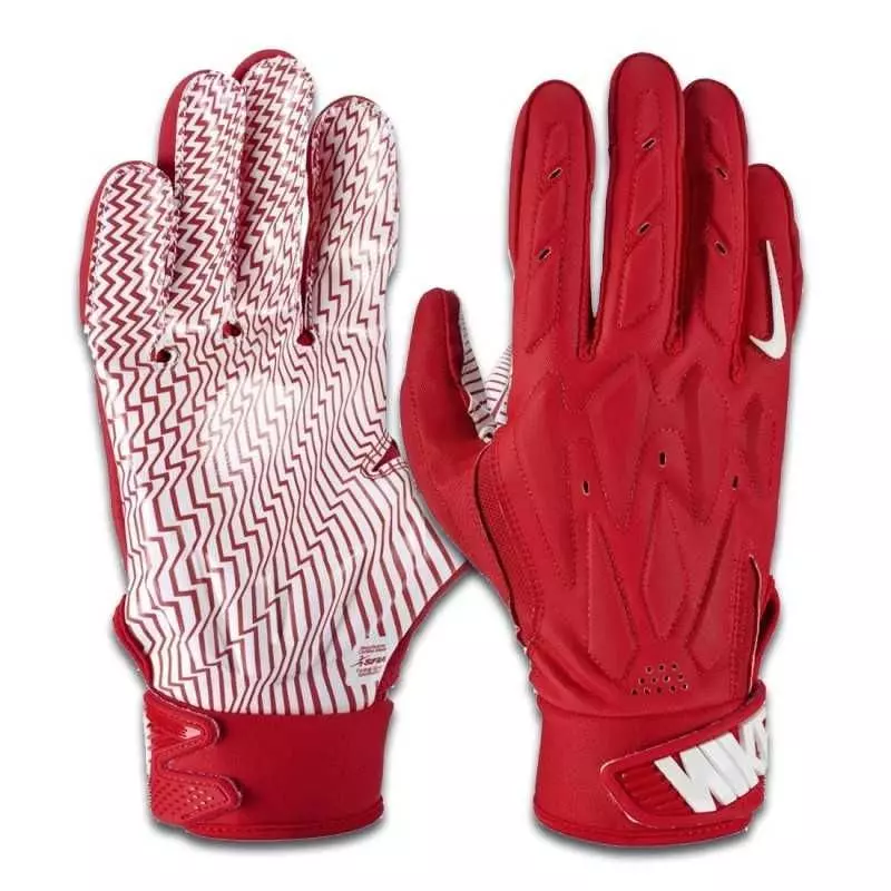 Guantes de Futbol americano Nike D-Tack 7.0 Rojo