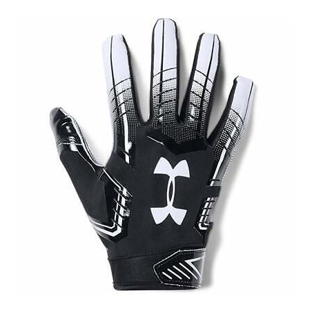 Guantes de futbol americano Under armour F6 negro para nino