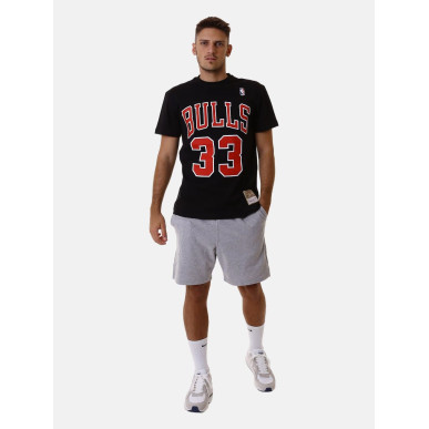 Mitchell & Ness Name and number NBA t-shirt Scottie Pippen Chicago Bulls Black