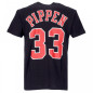 T-Shirt NBA Scottie Pippen Chicago Bulls Mitchell & Ness Name and number noir T-Shirt NBA Scottie Pippen Chicago Bulls Mitchell & Ness Name and number noir