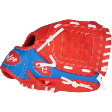 Youth's Rawlings PL91SR baseball glove Red
