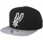 Casquette NBA San Antonio Spurs Mitchell & Ness Fused Satin Noir Casquette NBA San Antonio Spurs Mitchell & Ness Fused Satin Noir